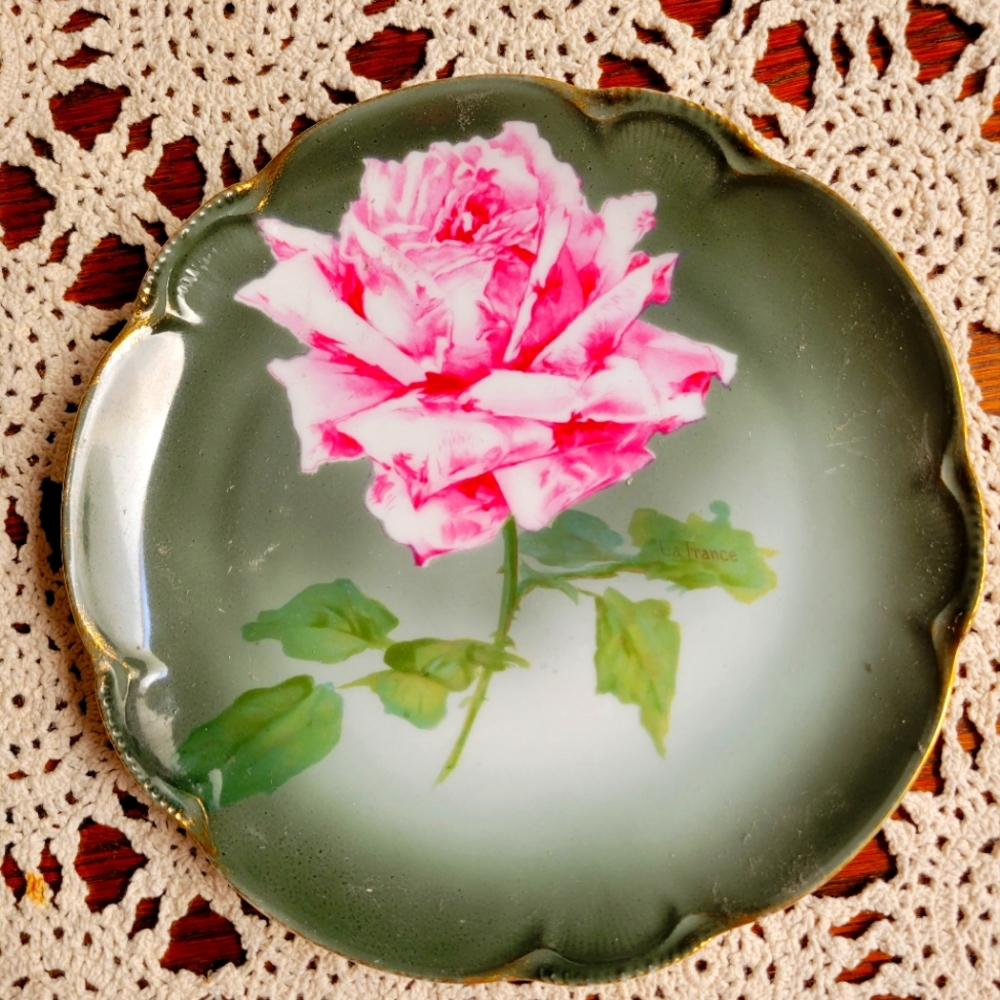 Vintage Rose Dish
